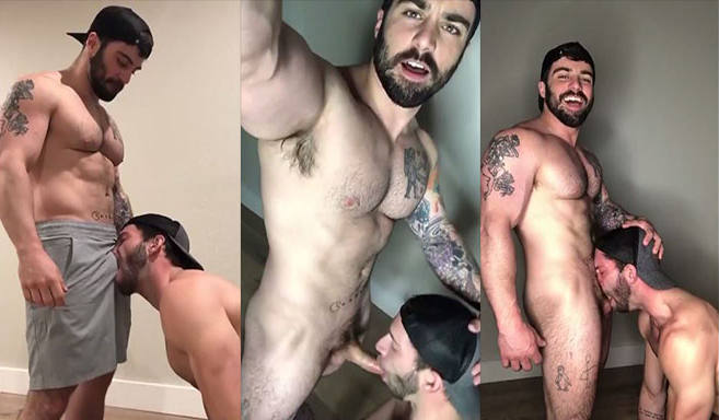 Kyle gives Jordan a blowjob – Jordan & Kyle