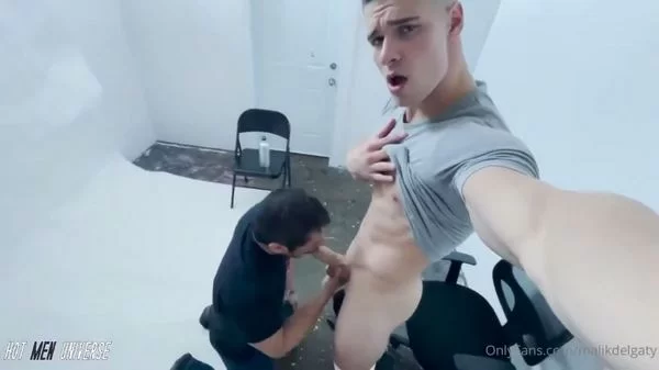 Rocky Vallarta sucks Malik Delgaty