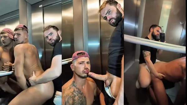 Elevator Hookup – Hot Gay Sex in Lift – RSSecurityX, Tom Storm