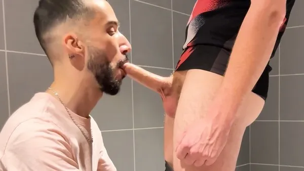 White Wolf empties his balls in Cocksucker’s mouth